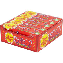 Chupa Chups Big Babol Bubble Gum, Strawberry 20 x 6 Piece Packs