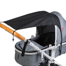 (schwarz-1) Kinderwagen-Sonnenschutz, Sonnenblende, Kutschen-Überdachung für Kinderwagen, Kinderwagen-Zubehör,