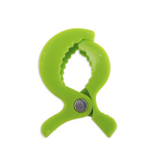 (Grün 1 Stück) Buntes Baby-Autositz-Zubehör aus Kunststoff, Kinderwagen-Spielzeug-Clip, Kinderwagen-Steckhaken