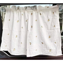 (oliv)Süßer Baby-Autovorhang aus Baumwolle, Sonnenschutztuch, Stickerei, Sonnenschutz, Kinder-Sonnenschutz,