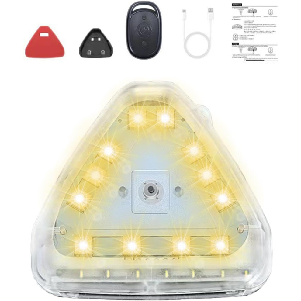 (a lamp) Wireless Flashing Lights,Drone Flashing Light with Remote Control - 7 Colors Flashing Lights for Truck, Bike, Car, Vehicle, Motorcycle
