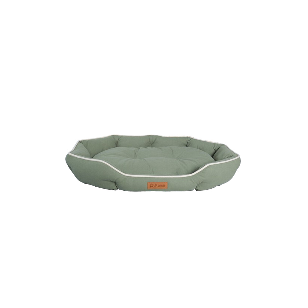 (Vert-L-70x50x15cm)Grand panier pour chien toutes saisons, niche pour chat, panier élastique, grand