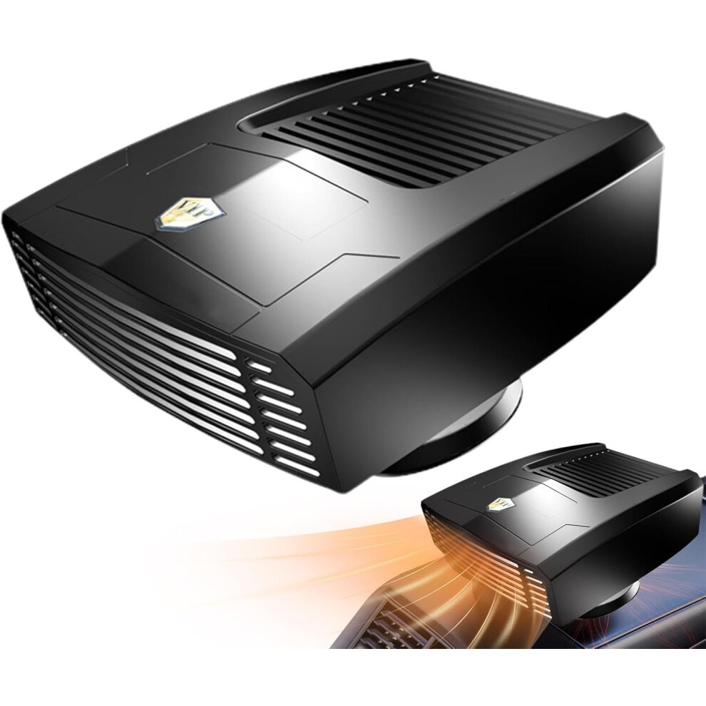 (12V) Portable Car Heater | Vehicle Windshield Defogger - Multifunctional Car Heater Defrost, Heat Cooling Fan Auto Dryer, Windshield Defroster 791650742722