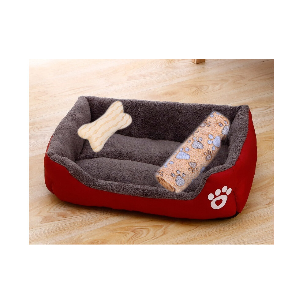 (3 en 1 9-48 x 36 cm) Petit grand chien animal de compagnie chat canapé-lit chat chien lit canapé ensemble