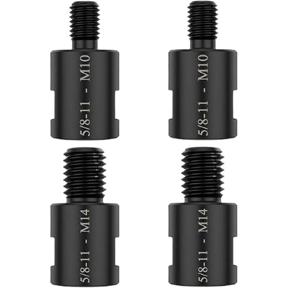 Angle Grinder Attachments - 4X Connecting Attachment for Rotary Burr,5/8in-11 Female to M14/M10 Male Adaptor Converter for Angle Grinder Polisher