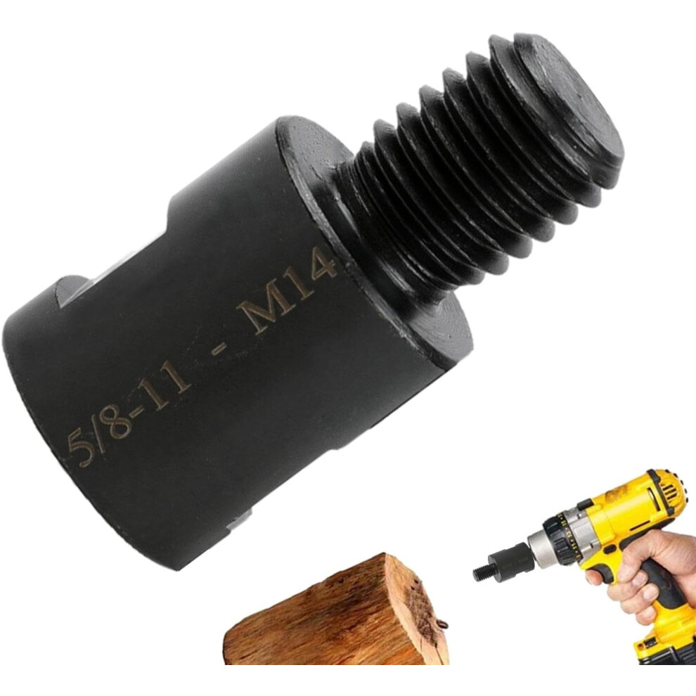 (Thread Converter-5/8-11 to M14) Grinder Attachment for Drill,Driver Cutter Shaft Accessories M10 to M14 | Electric Drill Grinder Wheel, Angle Grinder Drill, Angle Grinder Adapters,
