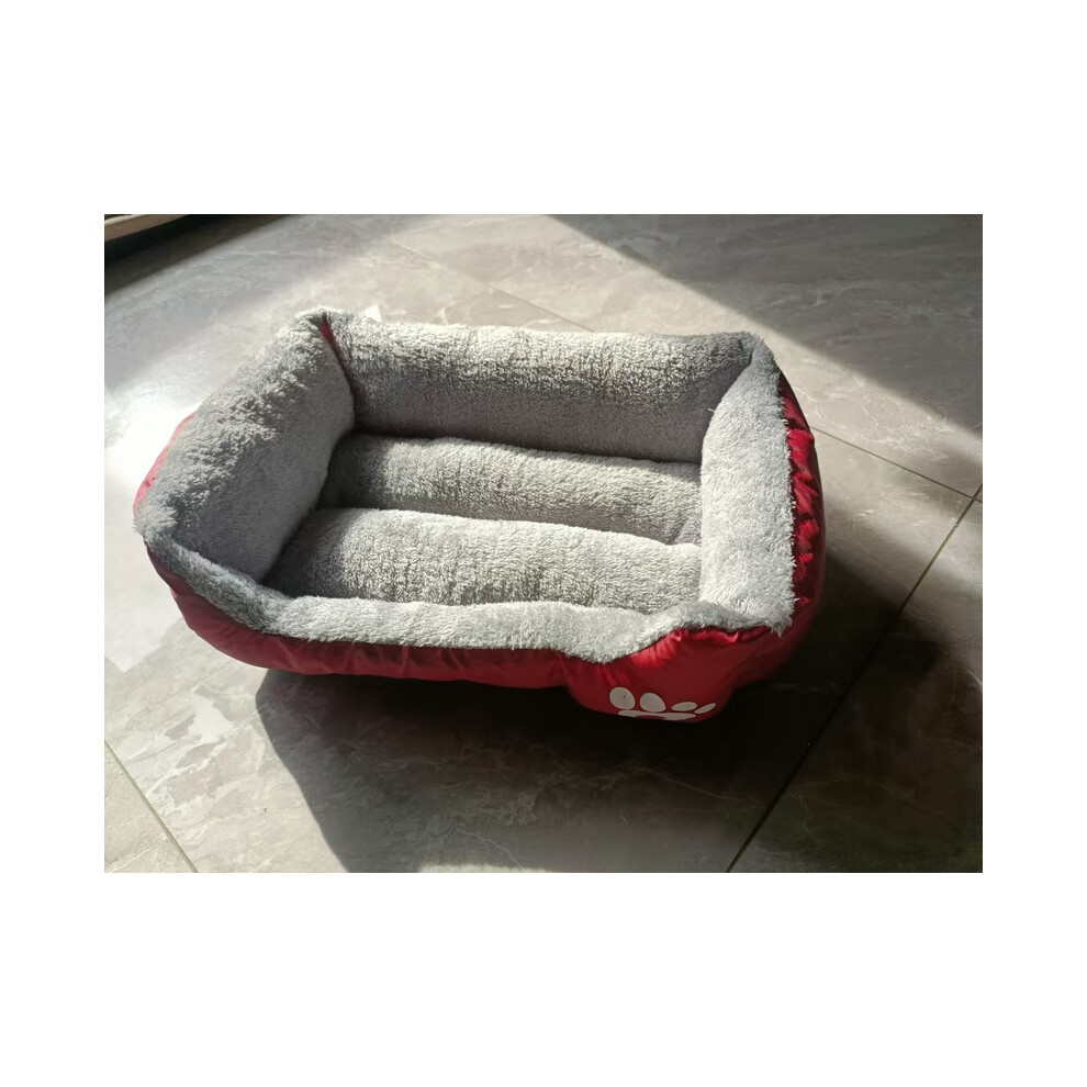 (6-68x50 cm) Paniers pour chiens, chiots et chats de grande taille, maison chaude, nid carré de couleur