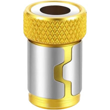 (Yellow) Screwdriver Head Magnetic Ring for Drill | Bit Magnetizer Magnet Bit Holder - Strong Magnetizer, Screw Catcher Holder, Screw Ring Screwdriver