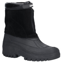 (Black, 9 (Adults')) Cotswold Venture Synthetic Black Wellington Boots