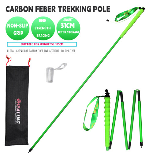 Colcolo Ricambio Impugnatura Per Bastoncini Da Trekking - Manico Dritto Universale Da 18 Mm, Leggera E Portatile, Per Escursionismo E Outdoor, Colore Nero - copertina