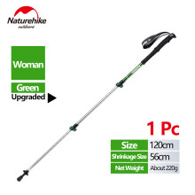 (Femme-Vert armée-1 pièce) Bâton de marche Naturehike pour l'extérieur, bâton de trekking, canne d'escalade,