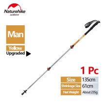 (Homme-Jaune-1pcs) Naturehike Bâton de marche extérieur Bâton de trekking Escalade Randonnée Canne Hommes