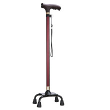 (C Brown) Nieuwe wandelstok voor oude mannen, telescopische wandelstokken met T-handgreep, Baston Elder