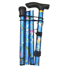(Bleu) Bâtons de randonnée Bâton de randonnée pliable Bâtons de randonnée pliables Bâton de randonnée