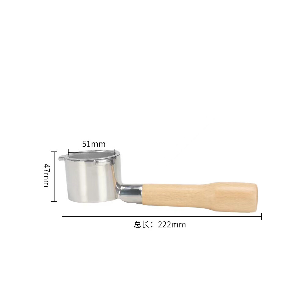 C251mm Bodenloser Siebtr&auml;ger F&uuml;r Delonghi EC9335EC9665EC9155 Kaffeemaschine Kaffeefilterhalter