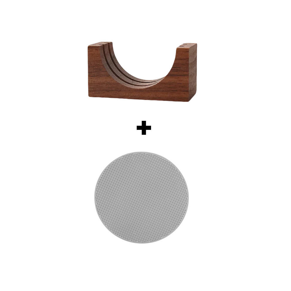 (1 pièce de base ultra fine - 58,5 mm) Filtre à café ultra fin de 0,2 mm en maille pour expresso, porte-filtre