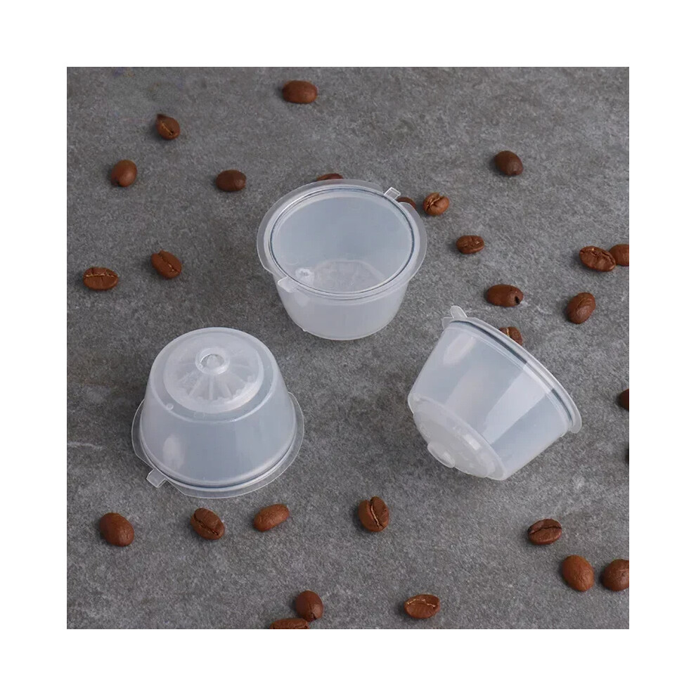 (3 Transparent) 3pcs Filtres à Capsules Rechargeables Tasses Réutilisables Capsules de Filtre à Café