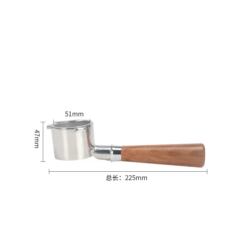 B151mm Bodenloser Siebtr&auml;ger F&uuml;r Delonghi EC9335EC9665EC9155 Kaffeemaschine Kaffeefilterhalter