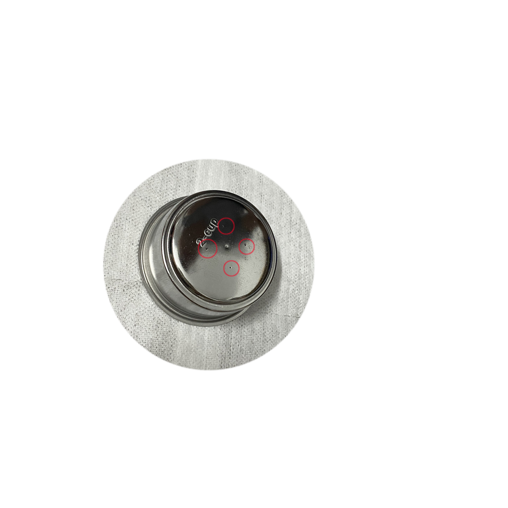 Porte-filtre à café à double ouverture (1 tasse, 4 trous) de 51 mm pour machine à café Homix/Gypas/Hibrew