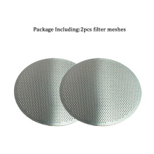 (2PCS Puck Screens-58MM)Espresso Dosiertrichter und Puck Screen Set Kaffee Dosierring und Filter für