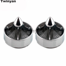 (Chroom Rook) Motorfiets Bullet Richtingaanwijzers Lichtkap Indicator Lens Voor Harley Touring Road