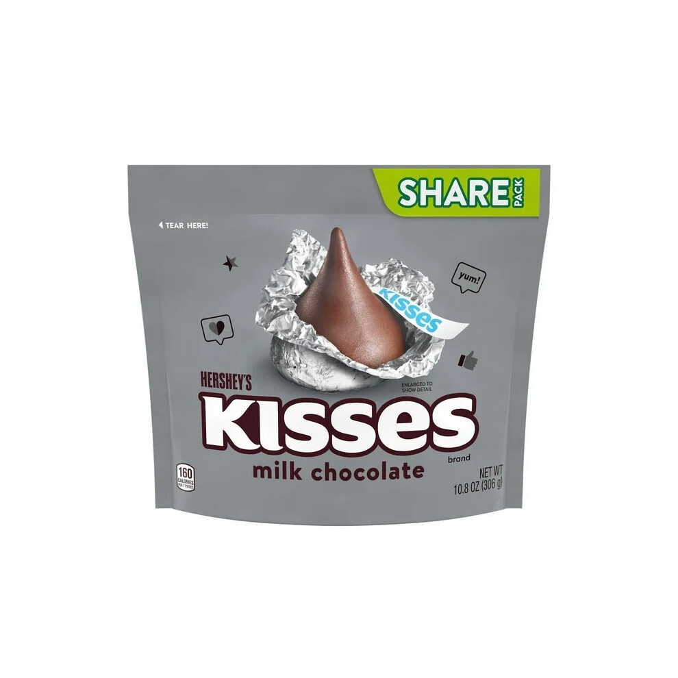 Hershey's Kisses Milk Chocolate Share Size 306G