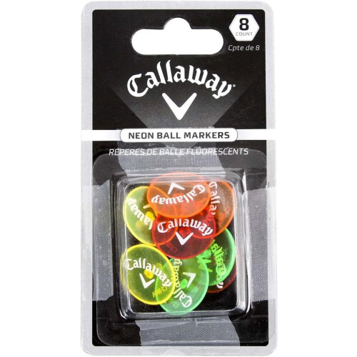 Callaway Callaway Neon Golf Ball Markers 8 Pack