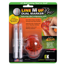 Line-M-Up Golf Pro Dual Marker Ball Marking Putt Positioning System