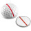 On Point Golf Ball Marker Rail Dimpled Dome Red 1