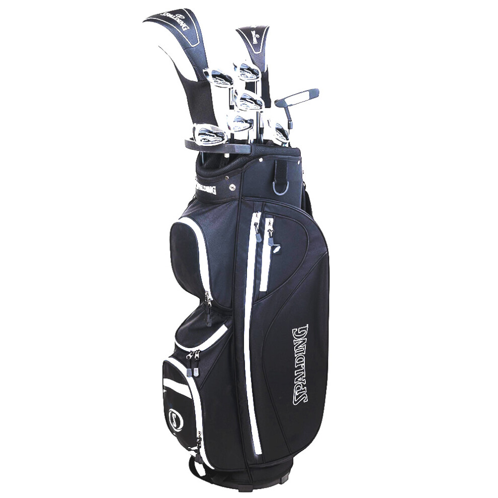 Spalding Tour 2 Mens Golf Package Set Graphite with Cart Bag