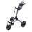 FastFold Square 3 Wheel Push Golf Cart Trolley Grey/Black 1