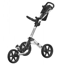 FastFold Mission 5.0 Push 3 Wheel Golf Cart Trolley White/Black