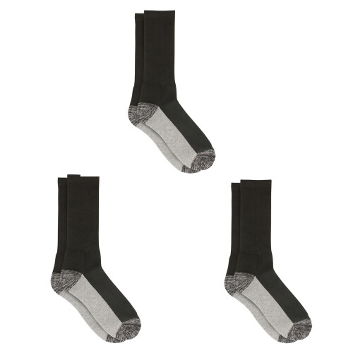 Masters Masters Extreme Dry Crew Golf Socks 3 Pack-Black 1