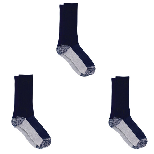 Masters Masters Extreme Dry Crew Golf Socks 3 Pack-Navy 2