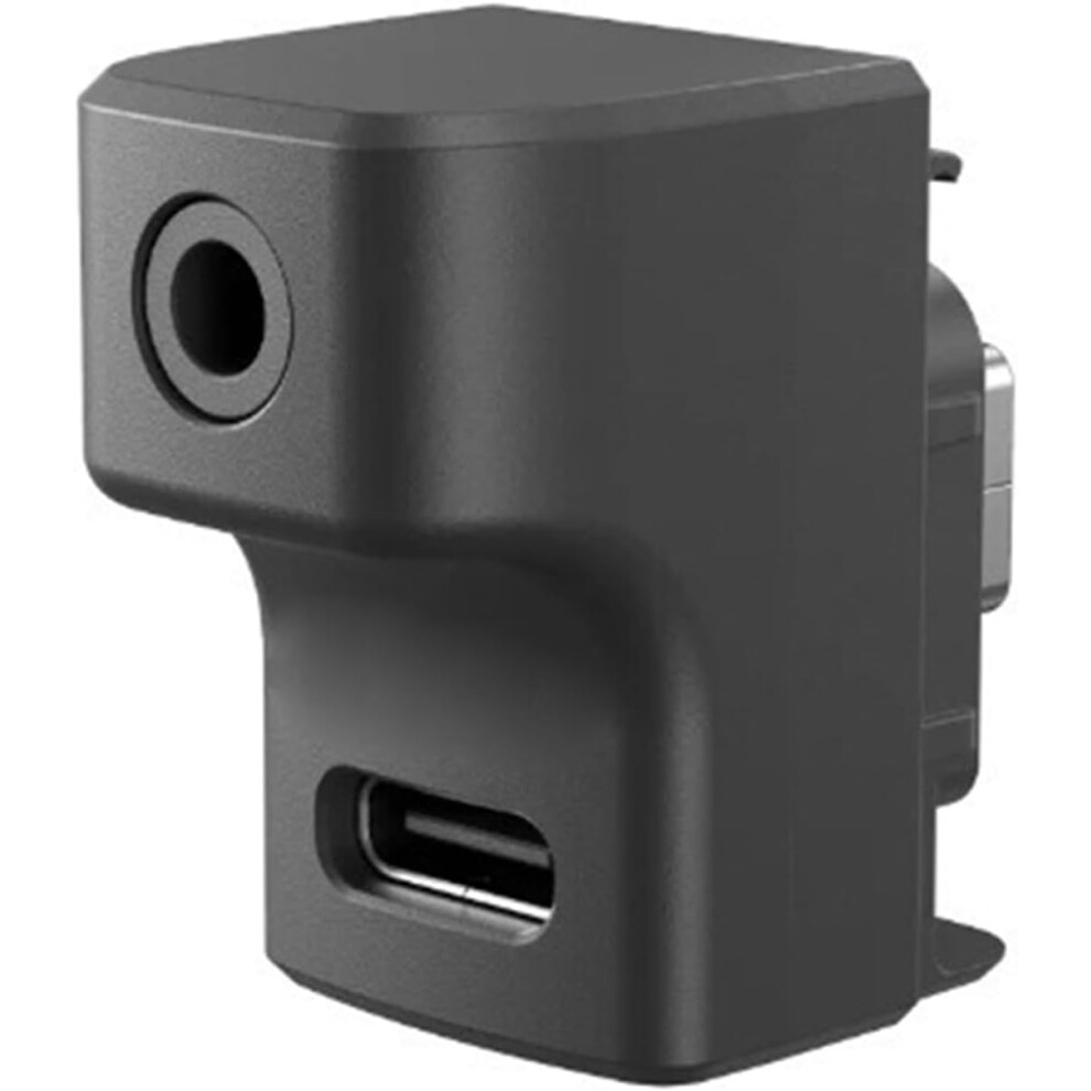Mic Adapter for Insta360 Ace Pro 2 / Ace Pro/Ace Action Camera Audio Adapter Microphone Adapter 3.5mm Microphone Port and Type-C Charger Port