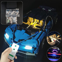 DIY-LED-Beleuchtungsset für LEGO 42083 Bugatti Chiron Technic Set mit Fernbedienung