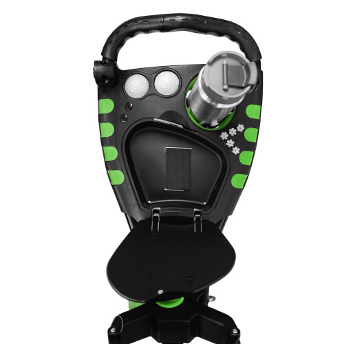 Easyglide Compact 3 Wheel Push Golf Trolley Charcoal/Green 1
