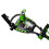 Easyglide Compact 3 Wheel Push Golf Trolley Charcoal/Green 4