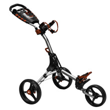 Easyglide Compact 3 Wheel Push Golf Trolley Silver