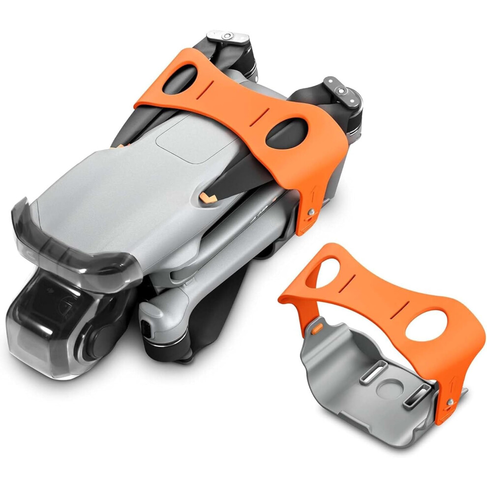 (Orange) Propeller Fixator Holder For Dji Air 3S / Air 3 Propellers Guard Strap For Dji Air 3 /Air 3S Drone Paddle Blade Protector Stabilizer Bundle Orange
