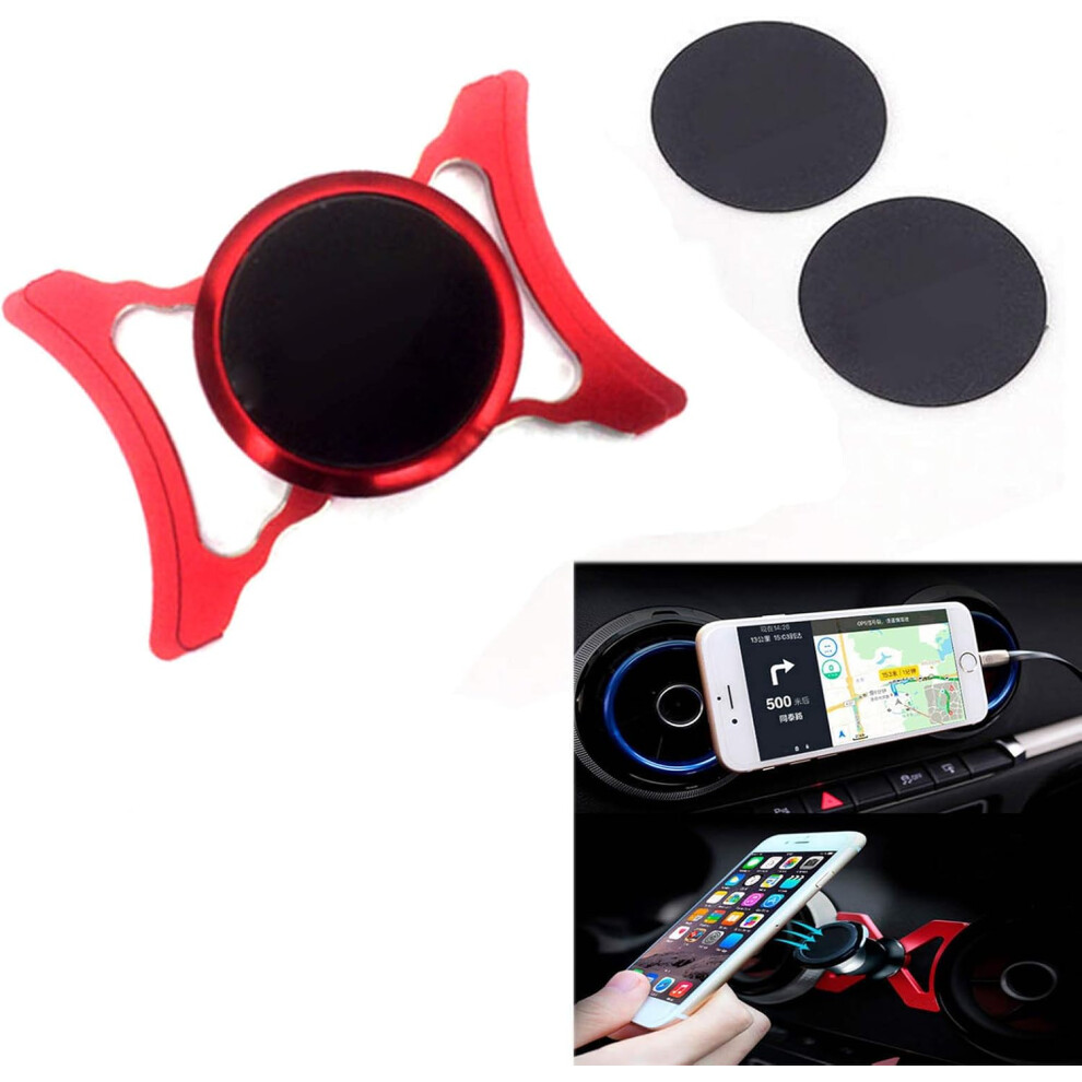 (Red for Audi A3/S3 8V Year 2014-2019) Car Air Vent Outlet Mount Phone Holder 360-Degree Rotary Swivel Cell Phone Magnetic Cradle for Audi A3 / S3 8V