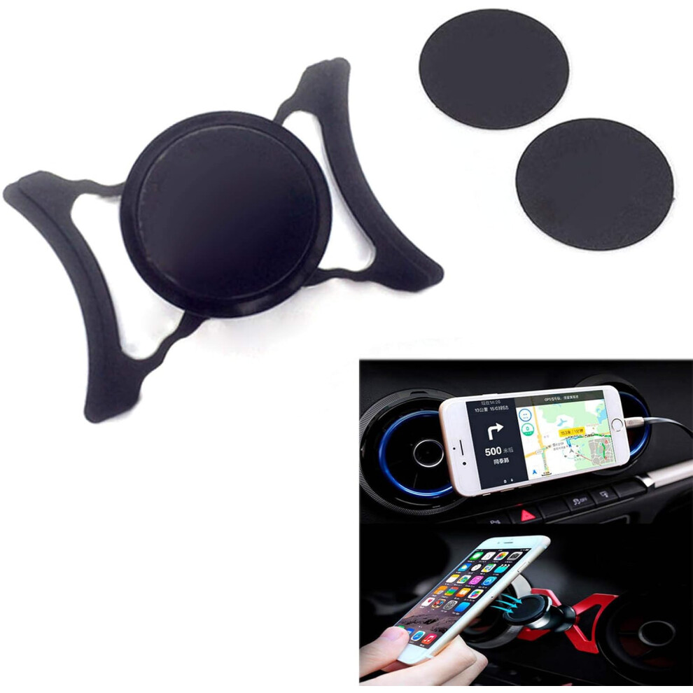 (Black for Audi A3/S3 8V Year 2014-2019) Car Air Vent Outlet Mount Phone Holder 360-Degree Rotary Swivel Cell Phone Magnetic Cradle for Audi A3 / S3 8