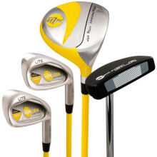 MKids Lite Junior Kids Golf Bag and Clubs Half Set Right Hand Yellow 5