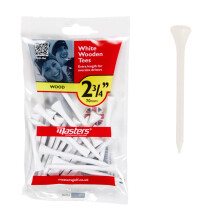 Masters Wood Golf Tees 2 3/4 White Bag 20
