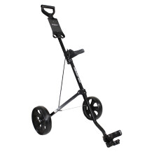 Masters 1 Series 2-Wheel Pull Golf Trolley - Ultra Lightweight 2.45kg, Foldable 87x45x35cm with Quick-Release Wheels