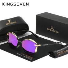 (Lila) Cat Eye Damenbrille, polarisierte Sonnenbrille, luxuriöse UV400-Linse für Damen-Brillenzubehör