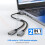 (Α έως 2 USB 0,25m) Καλώδιο προσαρμογέα διαχωριστή USB 1 σε 2 εξόδου 3