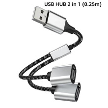 (USB HUB 2 in 1) Επεκτάσεις διαχωριστή HUB USB Type-c Hannord OTG USB C Μεταφορά