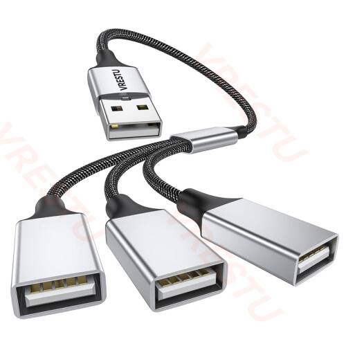 (Α έως 3 USB 0,25m) Καλώδιο προσαρμογέα διαχωριστή USB 1 σε 2 εξόδου