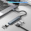 (USB C 5 σε 1 H54)USB 3.0 HUB Τύπος C έως 4 Θύρες USB HUB USB3.0 Προσαρμογέας πολλαπλών 4